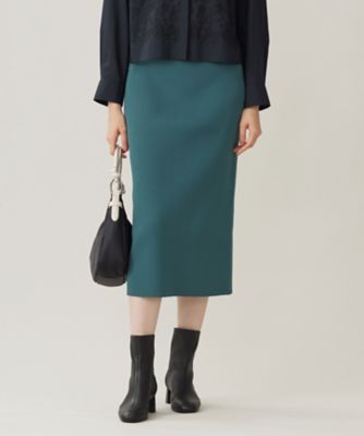 ＜自由区 S (Women/小さいサイズ)＞【洗える】リブストレッチタイト　スカート（ＳＫＷ７ＣＭ０４５７）