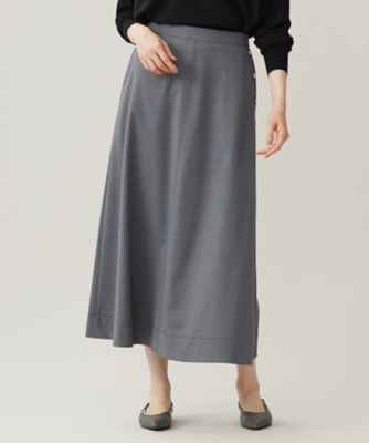 ＜自由区 S (Women/小さいサイズ)＞【洗える】ＴＷラチネストレッチフレア　スカート（ＳＫＷ７ＣＷ０３１５）