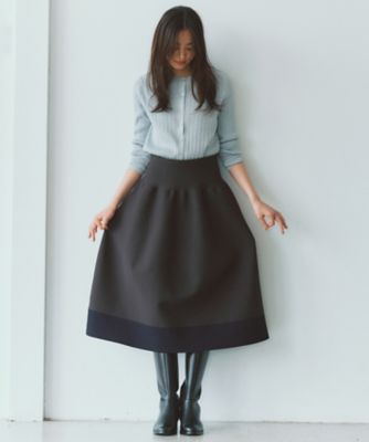 洗える】ポリエステルホールガーメント スカート