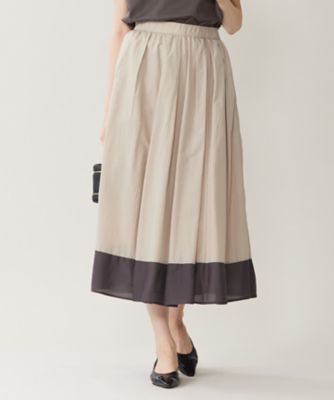 ＜自由区 (Women)＞【ＵＶケア・接触冷感・洗える】シアータック　スカート（ＳＫＷＭＣＭ０４０１）