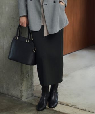 ＜自由区 (Women)＞【洗える】リブストレッチタイト　スカート（ＳＫＷＭＣＭ０４５７）