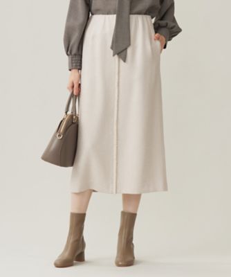 ＜自由区 (Women)＞ブライトリングツイードストレート　スカート（ＳＫＷＭＣＷ０４０６）