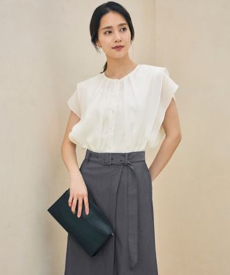 デニムライクボトムフレア スカート（SKWMGA0108） | 自由区