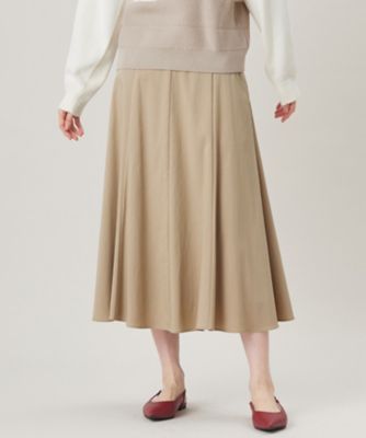 ＜自由区 (Women)＞【カタログ掲載・セットアップ対応・洗える】ドレープツイル　スカート（ＳＫＷＭＧＭ０２０８）