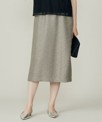 ＜自由区 (Women)＞【洗える】ルーレックスジャカード　スカート（ＳＫＷＭＧＭ０５３５）