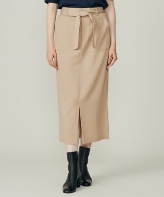 ＜自由区 (Women)＞セルロースコットンチノ　スカート（ＳＫＷＭＧＷ０３１６）