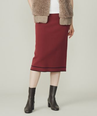 ＜自由区 (Women)＞レーヨンストレッチＩライン　スカート（ＳＫＷＭＧＷ０３５１）