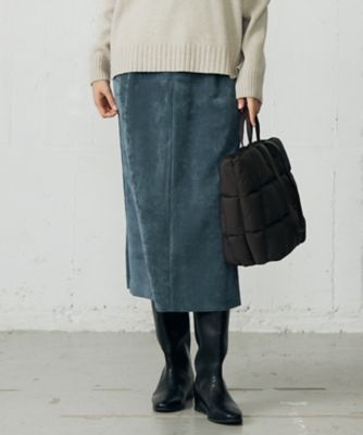 SHIHOさん着用】ソフトコーデュロイ スカート
