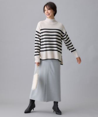 ウールサキソニー スカート（SKWMSW0516） | 自由区 (Women