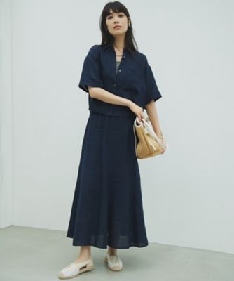 23区｜【洗える】LIBECOリネン フレアスカート | Rakuten