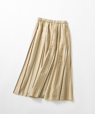 洗える】シアーコンビ プリーツ スカート（SKWOGM0318