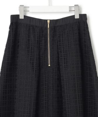 【洗える】Ｂｒｏｃｈｅ　チェックレース　スカート（ＳＫＷＯＧＭ０５１３）
