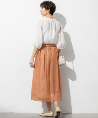 水に強いシリーズ 幅50～62 奥行23 高10,20,30 ライトオーク 洗える】ライトピケジャージー フレアスカート（SKWOSM0537