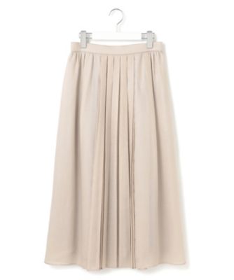 175 新品 23区 25SS 新作 ソフトシアーフィルム タック スカート36 洗える】ソフトシアーフィルム タック スカート / 23区