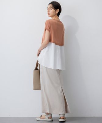 plage サテンIラインスカート　美品 plage｜I Line スカート | Rakuten Fashion(楽天ファッション