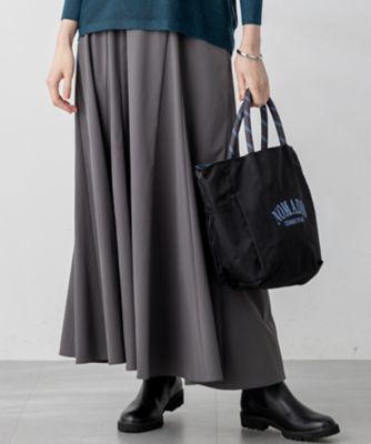 洗える】ストレッチタイプライター フレア スカート