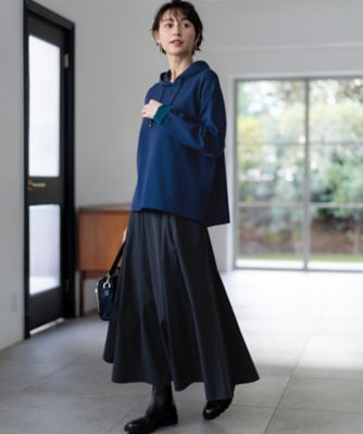 洗える】ストレッチタイプライター フレア スカート