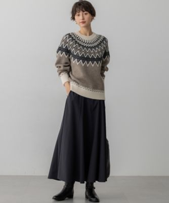 洗える】ストレッチタイプライター フレア スカート