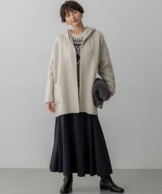 洗える】ストレッチタイプライター フレア スカート