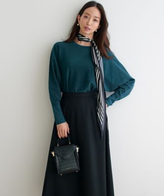 VERY10月号掲載】メリノウールサテン スカート