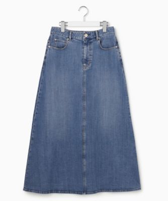 RED CARD TOKYO×23区】ストレッチ デニムフレアスカート