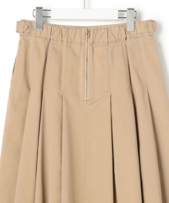 【Ｏｇｇｉ掲載】ストレッチギャバ　チノ　タックフレアスカート（ＳＫＷＯＬＭ０３１８）