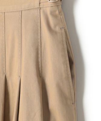 【Ｏｇｇｉ掲載】ストレッチギャバ　チノ　タックフレアスカート（ＳＫＷＯＬＭ０３１８）