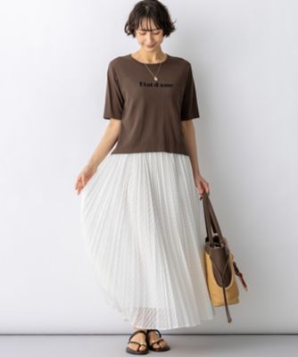レース プリーツスカート（SKWOLM0419） | 23区 (Women