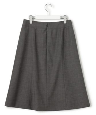 セットアップ着用】ファインネスウール フレア スカート