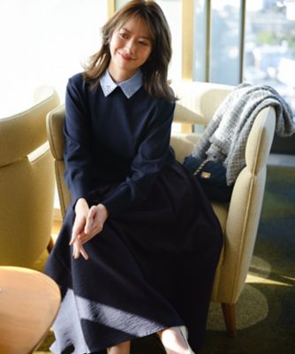 洗える】フルーフィーツイル フレア スカート（SKWOLS0017