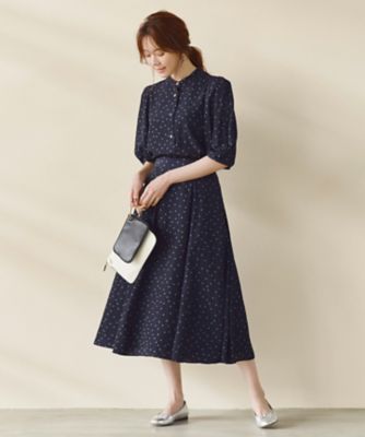 新品未使用タグ付Gready Brilliant割繊スクエアドットフレアスカート 新品未使用タグ付Gready Brilliant割繊スクエアドットフレアスカート