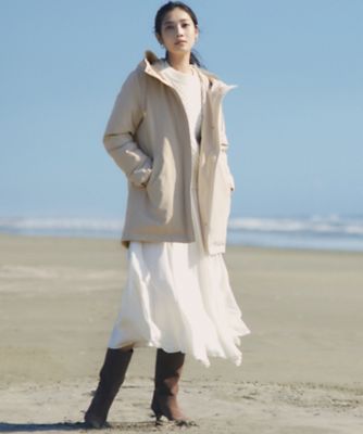 一部店舗限定／洗える】クレープシフォン フレア スカート