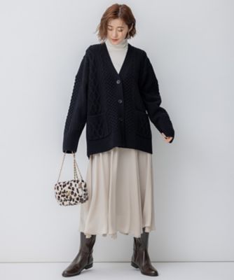 一部店舗限定／洗える】クレープシフォン フレア スカート