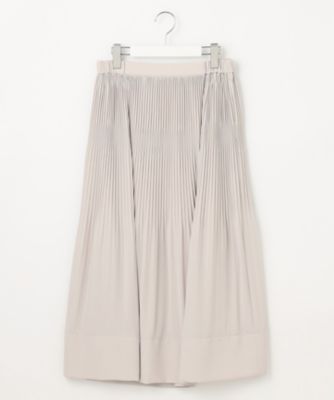 ＜自由区 L (Women/大きいサイズ)＞【ご好評につき追加生産・セットアップ対応・洗える】ライトサテンプリーツ　スカート（ＳＫＷＲＣＭ０３１８）