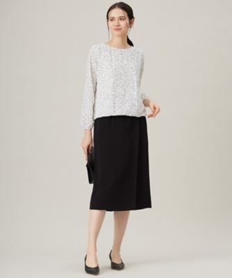 セットアップ対応・洗える】トリアセダブルクロス スカート