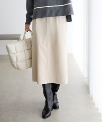 ＜自由区 L (Women/大きいサイズ)＞【１７号サイズまで展開・ＳＨＩＨＯさん着用】ソフトコーデュロイ　スカート（ＳＫＷＲＧＷ０５１４）