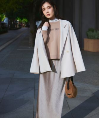 今季 2025SS スウェットナロースカート PNK emmi｜ジョーゼットナロースカート | Rakuten Fashion(楽天
