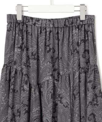 Ratti ペイズリープリント ティアード スカート