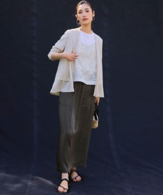 Plage サテンIラインスカート（Plage(プラージュ) / 23SS/サテン