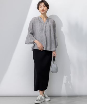 【ＷＥＢ＆一部店舗限定／洗える】レーヨンポリエステルストレッチ　タイト　スカート（ＳＫＷＳＧＭ６８４１）
