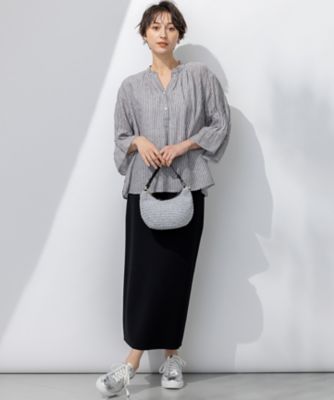【ＷＥＢ＆一部店舗限定／洗える】レーヨンポリエステルストレッチ　タイト　スカート（ＳＫＷＳＧＭ６８４１）