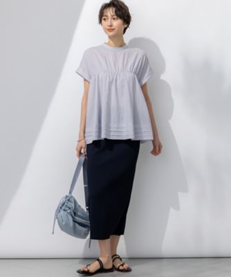 【ＷＥＢ＆一部店舗限定／洗える】レーヨンポリエステルストレッチ　タイト　スカート（ＳＫＷＳＧＭ６８４１）