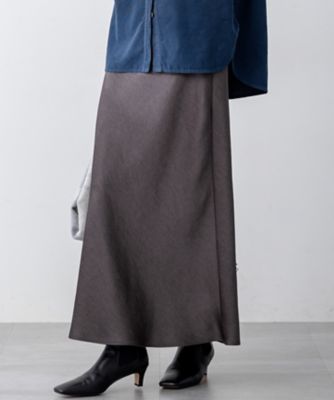 ＜23区 S (Women/小さいサイズ)＞【ＶＥＲＹ１１月号掲載／洗える】ヴィンテージダブルサテン　ナロー　スカート（ＳＫＷＳＧＷ０４１９）