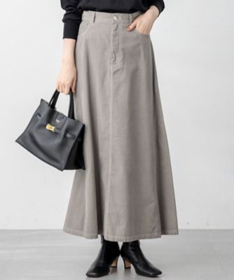 ＜23区 S (Women/小さいサイズ)＞【Ｏｇｇｉ１１月号掲載／洗える】コットン　コーデュロイ　スカート（ＳＫＷＳＧＷ０４２１）