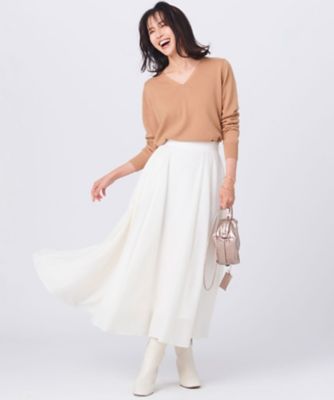 中村アンさん着用】ナイロンリヨセルワッシャー スカート（番号  