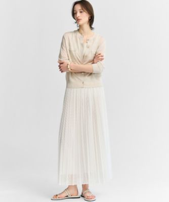 レース プリーツスカート（SKWSLM0419） | 23区 S (Women