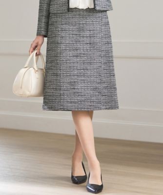 ＜23区 S (Women/小さいサイズ)＞ライトシャインツイード　スカート（ＳＫＷＳＬＳ０００１）