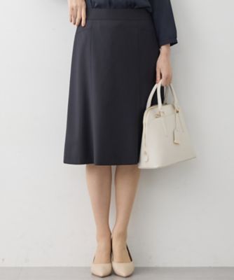 セットアップ着用】ファインネスウール フレア スカート