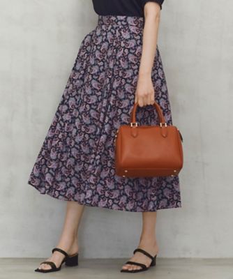 カタログ掲載】Ratti ペイズリープリント フレアスカート