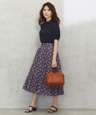 カタログ掲載】Ratti ペイズリープリント フレアスカート